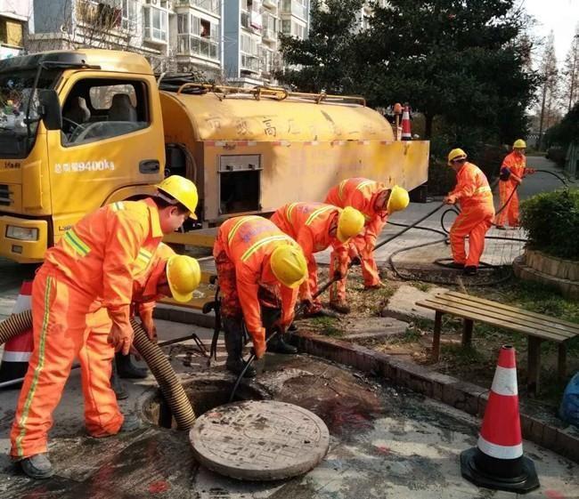 周矶管理区市政管道清淤